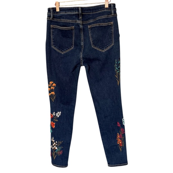 DRIFTWOOD Jackie High Rise Butterfly Garden Women’s Embroidered Skinny Jeans 30 - Picture 3 of 10